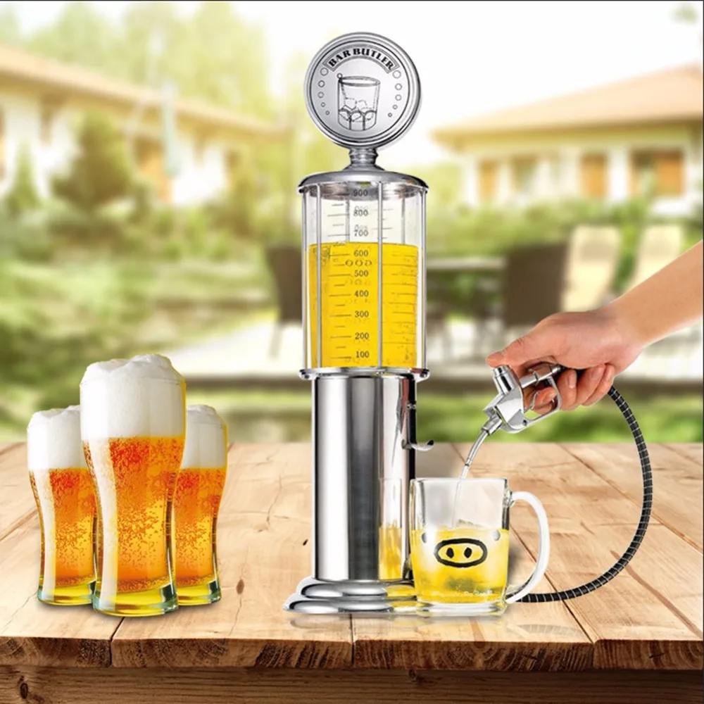 Mini Beer Dispenser Machine Drinking Vessels Transparent Layer Design