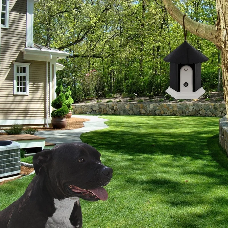 Pet Dog Ultrasonic Anti Barking Device Outdoor Hanging Sound Control Stop Barking Dog Repeller Training Control Tools