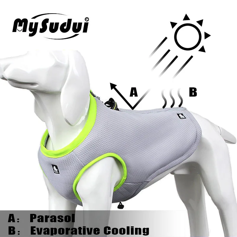 Truelove, летняя одежда для собак, охлаждающий жилет, куртка, Светоотражающий Жилет для собак, для маленьких и больших собак, сетчатый жилет для собак, одежда для бульдога