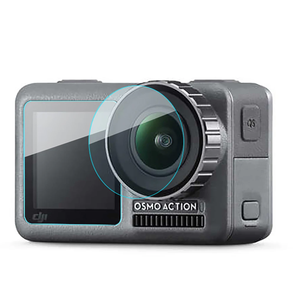 Для экшн камеры DJI OSMO 9H Закаленное стекло Защитная пленка для экрана объектива