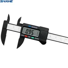 shahe new 100 mm Vernier Digital Electronic Caliper Ruler Carbon Fiber Composite Vernier Calipers Micrometer Measuring Tools