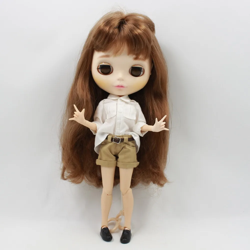 Ледяной DBS Blyth кукла licca тело прохладный костюм красивая одежда шорты белая