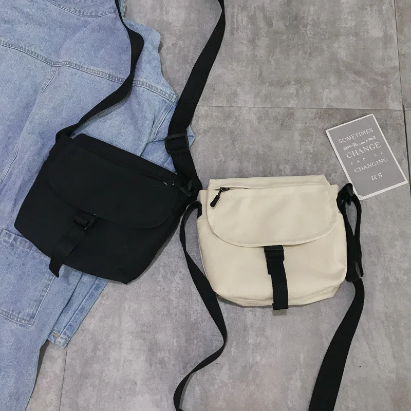 

Fashion Women Messenger Bag Canvas Shoulder Bags 2019 Summer New Hot Female Students School Bags Handbags