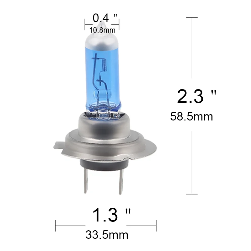 2 шт. H7 Ксеноновые галогенные лампы ближнего и дальнего света светильник лампы Авто головного средства ухода за кожей Шеи светильник лампочка 5500-6000K 12В 55 Вт парковка H7 стайлинга автомобилей для chevrolet