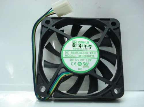 Подлинный вентилятор для видеокарты YOUNG LIN DFB601012L PWM Zotac 12 В постоянного тока 1 6 Вт 4