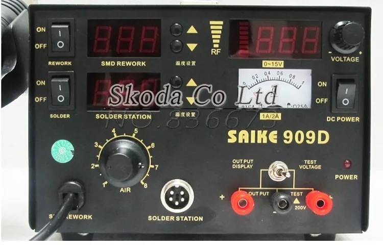 Saike 909d фена паяльная станция Мощность 3 в 1 Многофункциональный 220 В/110 В 700 Вт отправить бесплатные подарки