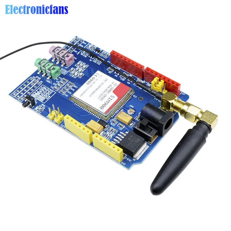 SIM900 850/900/1800/1900 МГц GPRS/GSM модуль макетной платы комплект для Arduino