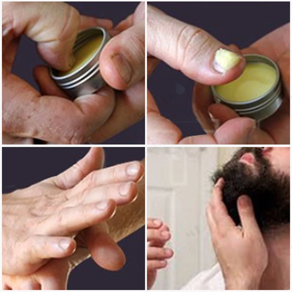 30 г бальзам для бороды натуральное масло Кондиционер средства ухода за бородой воск для усов мужчин