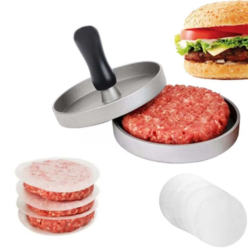1 Pcs Round Shape Hamburger Press Meat Beef Grill Burger Press Patty