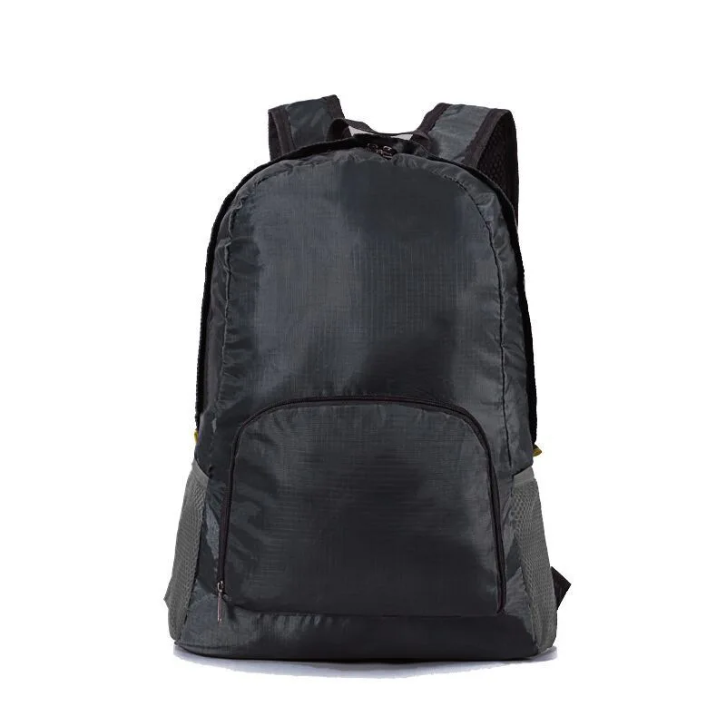 Fondhere Складной Компактный Открытый Рюкзак Для Путешествий, Походов, Кемпинга, велоспорта, сумка, Большой Вместительный рюкзак, женский рюкзак, сумка - Цвет: Черный