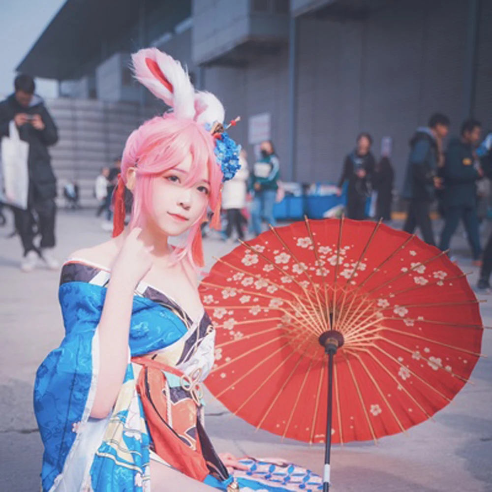 VEVEFHUANG японский аним Косплей Honkai Impact 3 Yae Sakura Костюм Кимоно Униформа Женская одежда