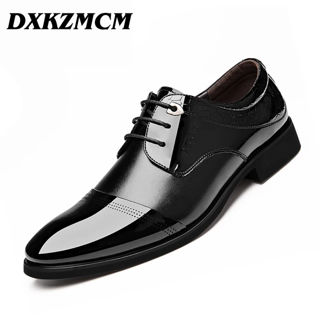 Oxford Shoes For Men Dress Leather Office Spring Summer Oxford Shoes For Men Dress Leather Office Spring Summer Zapatos Hombre Black Mens Oxfords