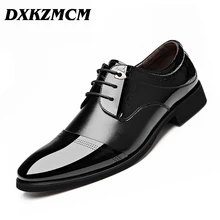 Oxford Shoes For Men Dress Shoes Leather Office Shoes spring Summer Zapatos Hombre Black Mens Oxfords
