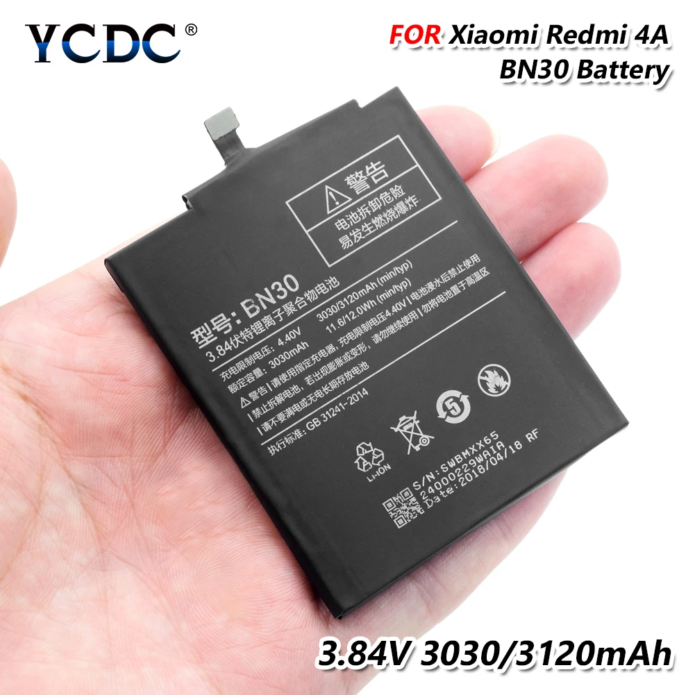 Оригинальный перезаряжаемый Стандартный аккумулятор для Xiaomi Redmi 4A высокая