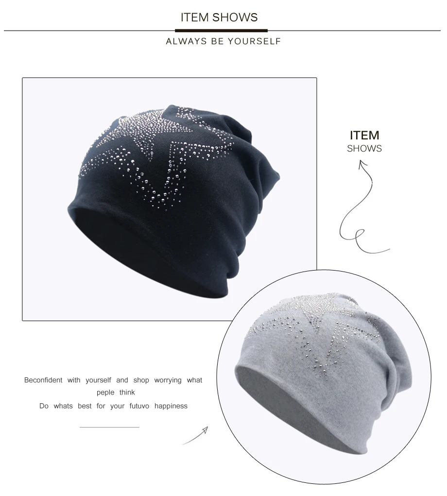 5ADK Cotton Women Caps  Nice Decoration Brand 2018 New Fashion High Quality Casual Skullies &Beanies #MZ764