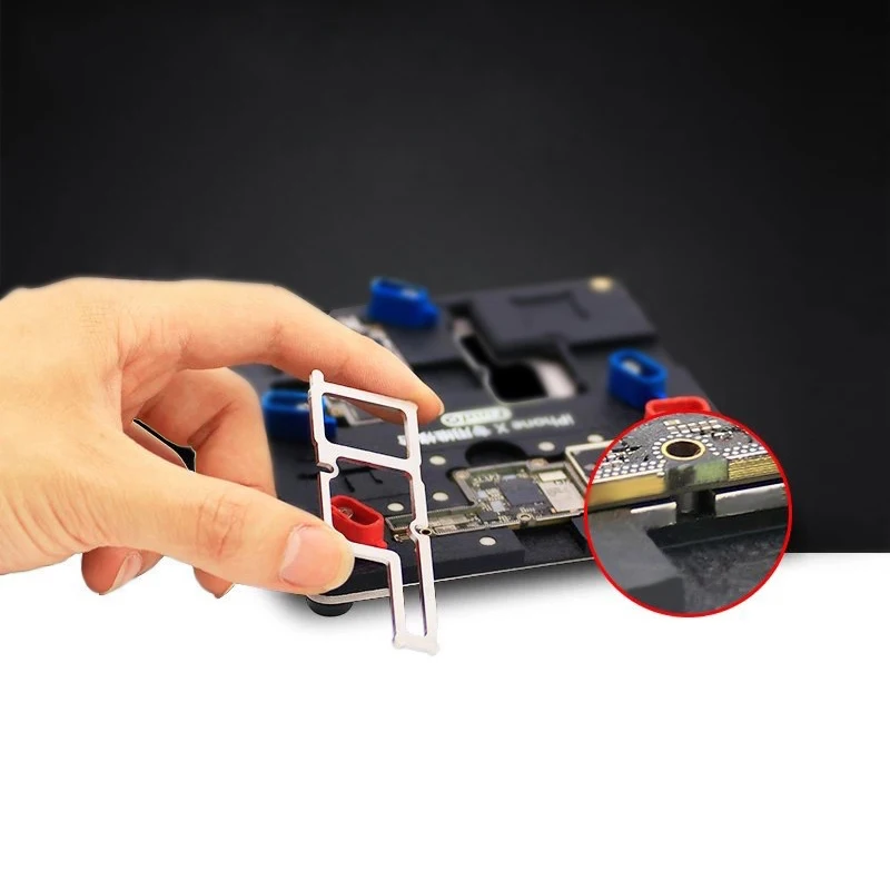 

For iPhone X Phone Repair Kit Motherboard Fixture CPU Chip Repair Tools PCB Holder jig with Magnet good Stability