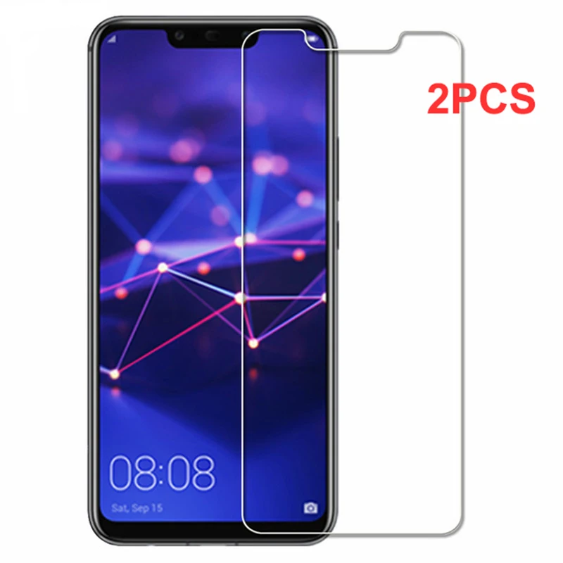 

2pc Tempered Glass For Huawei Mate 10 20 Lite Pro Screen Protector Phone Explosion-proof Protective Glass Mate 8 9 P Smart Plus