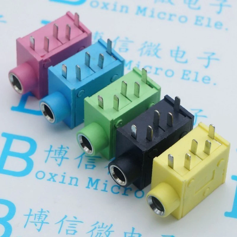 PJ215 PJ325 3 5 caliber headphone jack 3 5MM headphones on colored optional