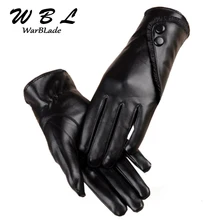 WarBLade перчатки из искусственной кожи с сенсорным экраном женские зимние варежки теплые перчатки для женщин зимние перчатки guantes mujer европейский стиль WarBLade перчатки из искусственной кожи с сенсорным экраном женские зимние варежки теплые перчатки для женщин зимние перчатки guantes mujer европейский стиль