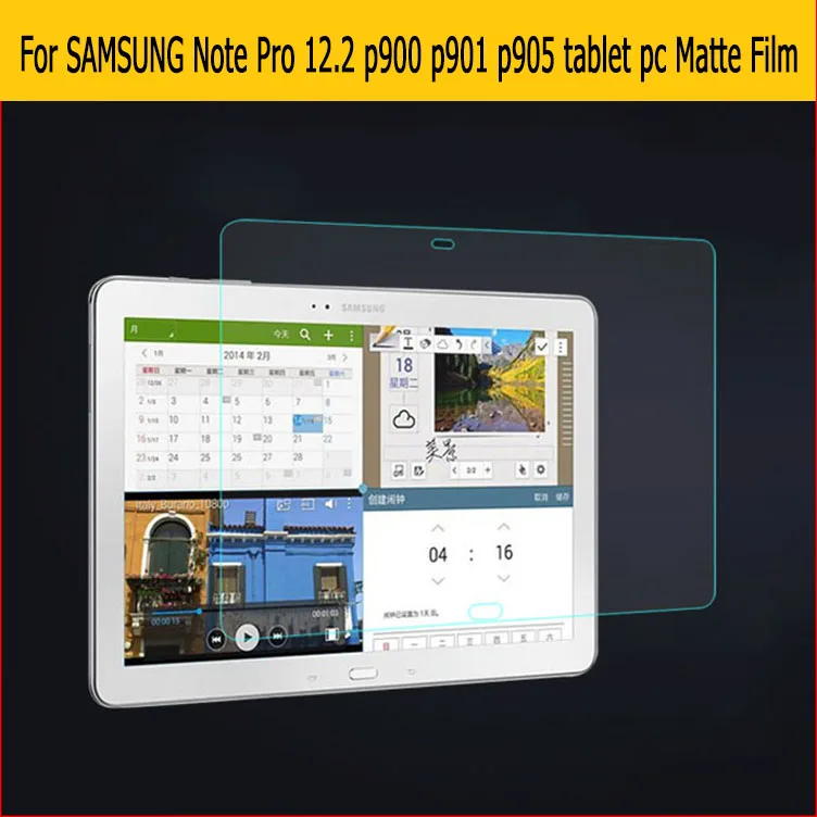 Антибликовая Защитная пленка для экрана, матовая пленка для планшета Samsung galaxy Note Pro 12,2 p900 p901 p905, защитные пленки против отпечатков пальцев