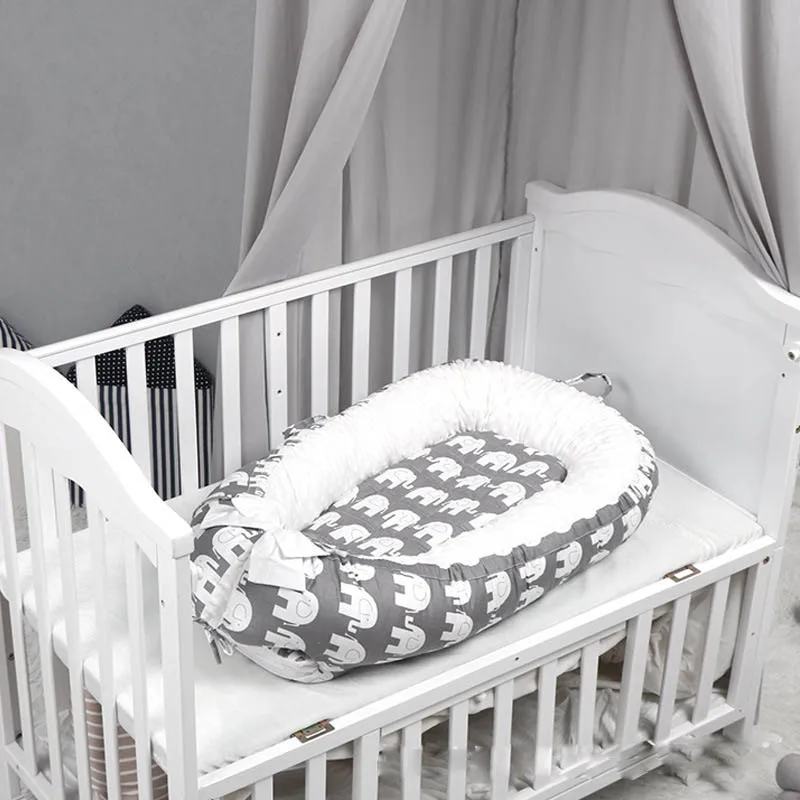 Детская бионическая кровать для новорожденных, манеж для кроватки, переносное съемное моющееся детское гнездо, спальная кровать, дорожная кроватка, кровать, гнездо