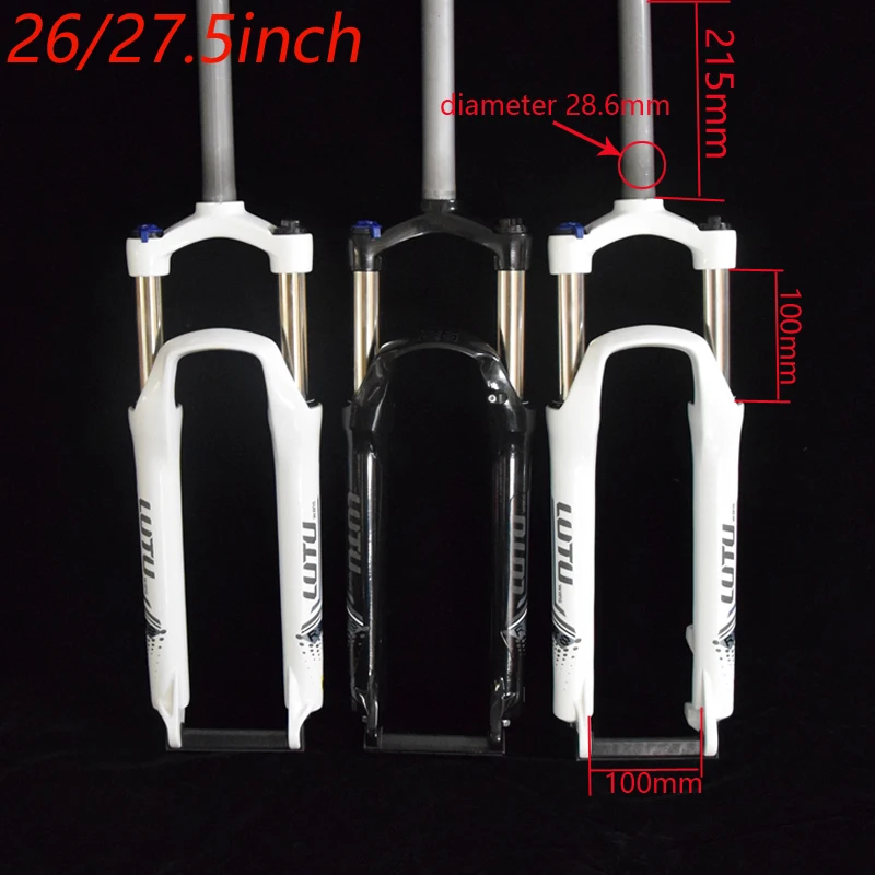 Mountain bicycle fork 26inch mountain bikes fork 26 Suspension Bike Bicycle MTB Fork Manual Contorl Alloy Disc Brake