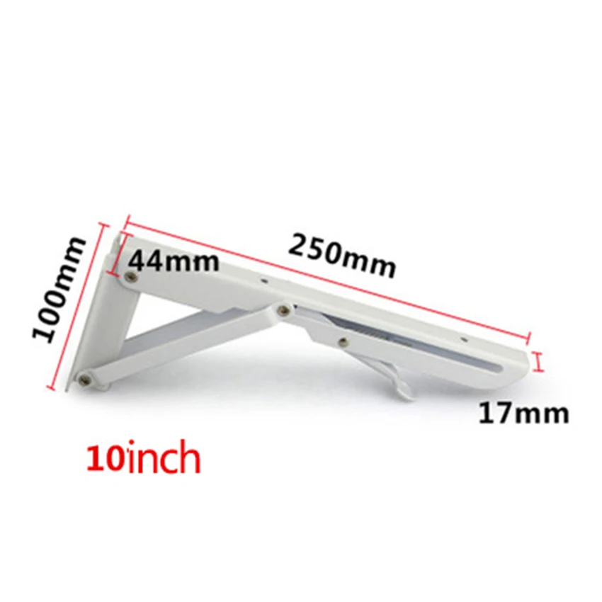 2Pcs/set White triangular Folding Bracket Metal Release Catch Support Bench Table Folding Shelf Bracket Home 2Pcs/set White triangular Folding Bracket Metal Release Catch Support Bench Table Folding Shelf Bracket Home