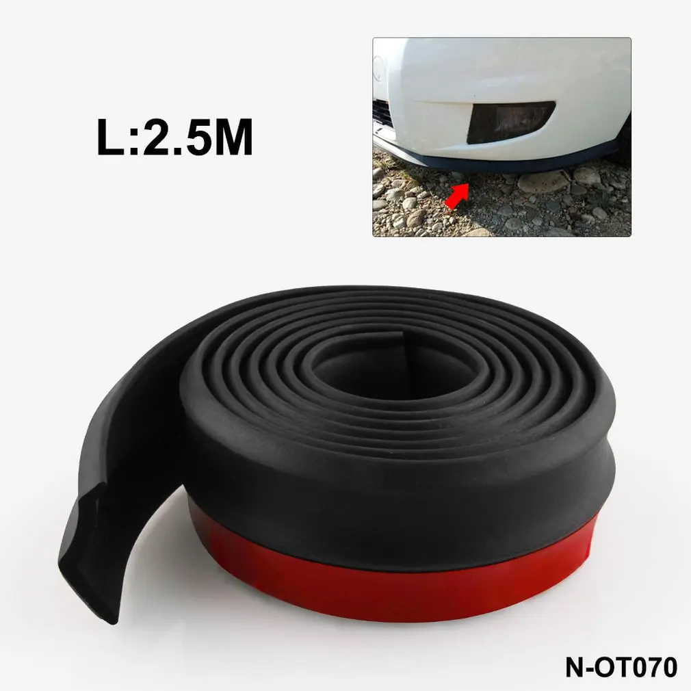 

Hot Front Lip Anti-Collision Strips Upgraded Version Of The Car Front Shovel Side Skirt Anti-Collision Rubber Strips