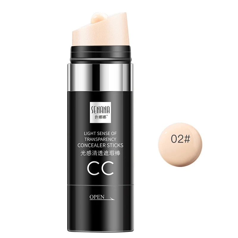 Face Makeup Foundation Cream Oil-control Concealer Matte Base BB Cushion Face Full Coverage Professional Make Up CC Stick - Цвет: B2