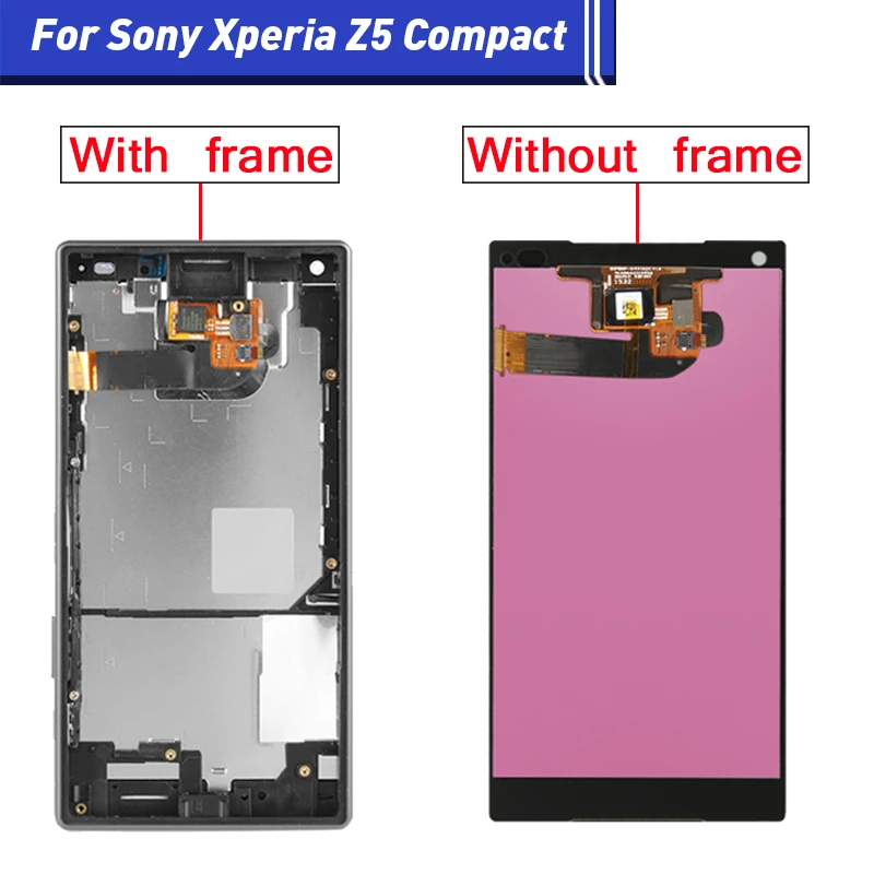 Сменный ЖК экран для Sony Z5 Compact модуль дисплея Xperia mini E5823 E5803|Экраны мобильных