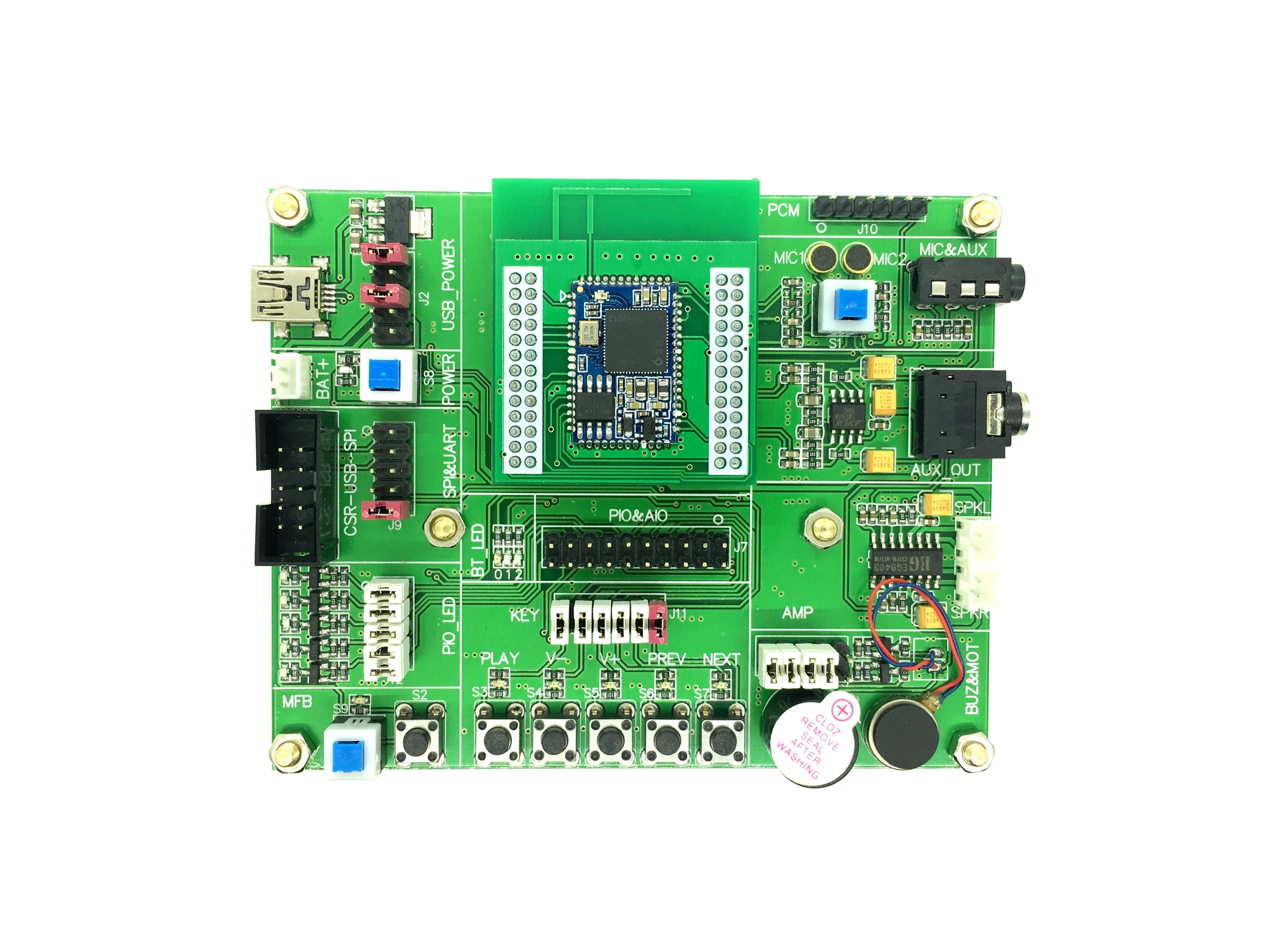 QCC3008 макетная плата/CSR Bluetooth/плата отладки/демонстрационная плата/эмуляционная карта/Bluetooth 5