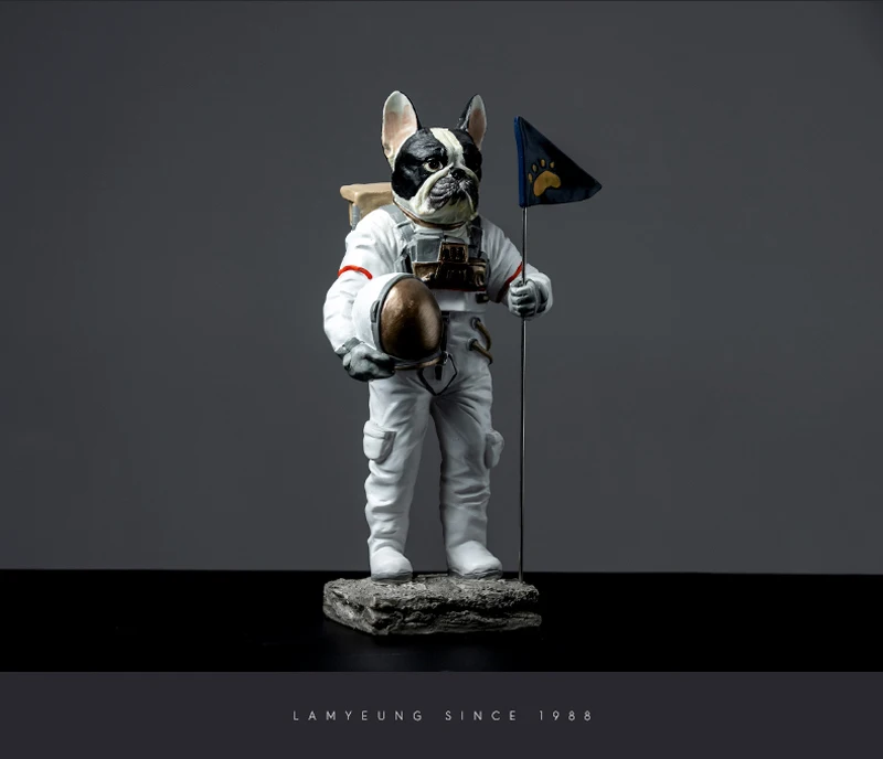 Goede Moderne Astronaut Sculptuur Keramische Figuur Beeldje Ruimtevaarder Abstract Standbeeld Woondecoratie Accessoires Craft figurine Decor