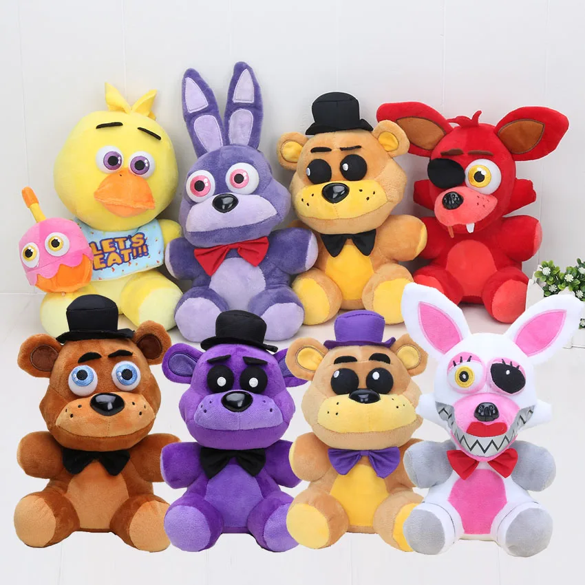 Игрушки FNAF Five Nights at Фредди плюшевый 25 см|nights freddys plush|freddy plushfive night freddy plush | - Фото №1