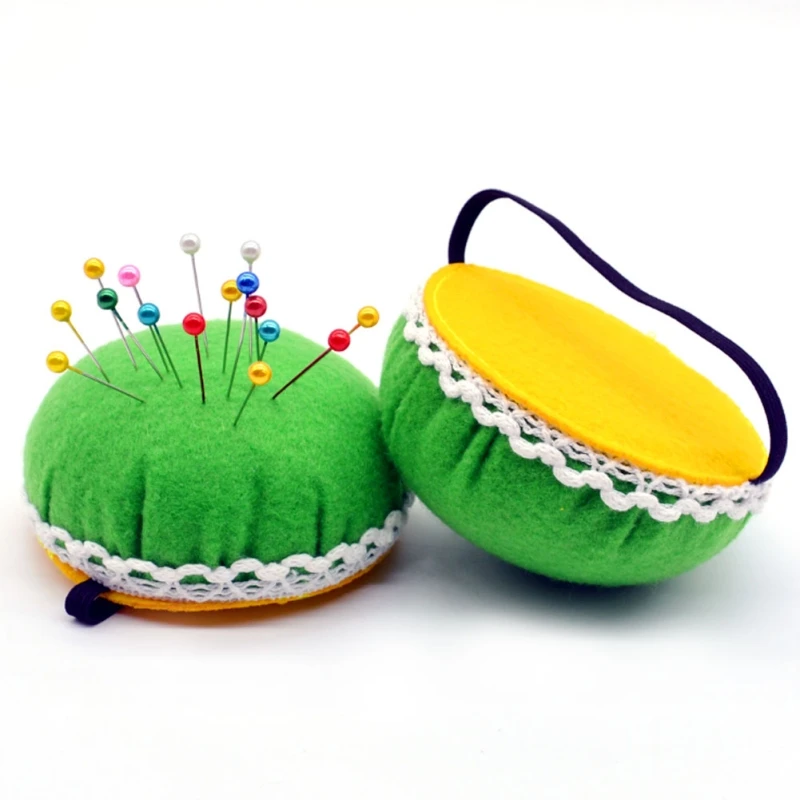 Cotton Needle Cushion Pin Needle Cushion Holder Sewing Kit Tools White