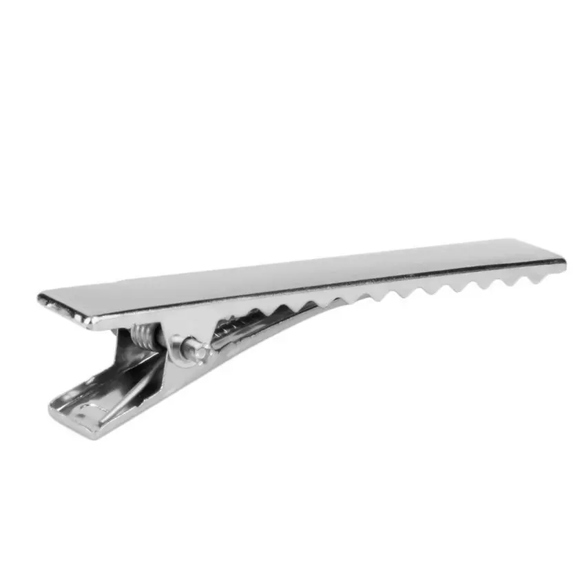 20pcs/Set Metal 55mm Crocodile Alligator Teeth Clips Hair Bows Pinch DIY Accessories Jewelry For Making Custom Hair Clips