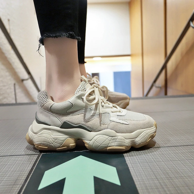 Chunky heel trainers Clearance