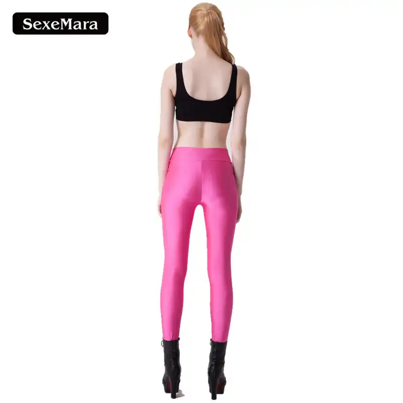 2017 Весна Женщины Activewear Фитнес Леггинсы Прекрасный Розовый Удобные Брюки Высокой