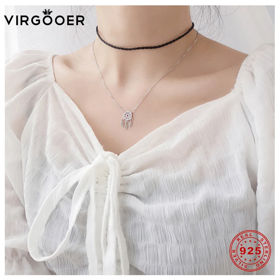 Virgooer Ожерелье De Moda 2018 Ловцы снов ожерелья для мужчин Ловец с перьями женские