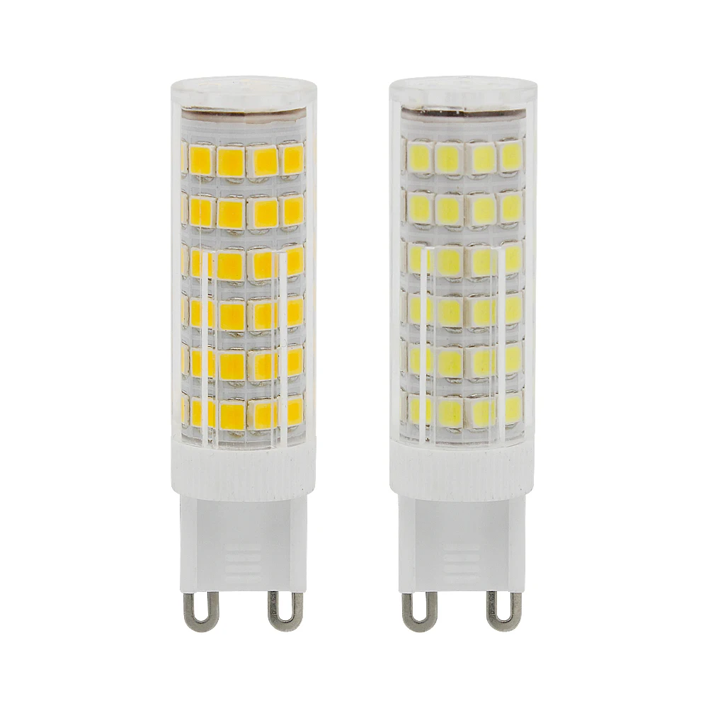 2835 SMD G9 5 Вт 75leds высокое качество Керамика кристалл светодиодные лампы Spotlight для люстры AC 200-240 В заменить 50 Вт галогенная лампа