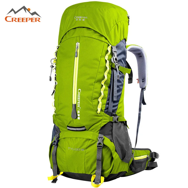 

Creeper 60L Large Outdoor Backpack mochilas Camping Internal Frame Mountaineering Bag Pro Waterproof Rucksacks Travel Sport Bags