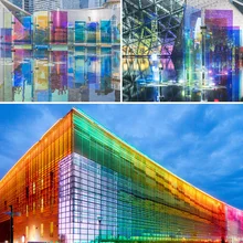 HOHOFILM 137 см x 500 см Радужная оконная пленка для домашнего ресторана самоклеющаяся наклейка