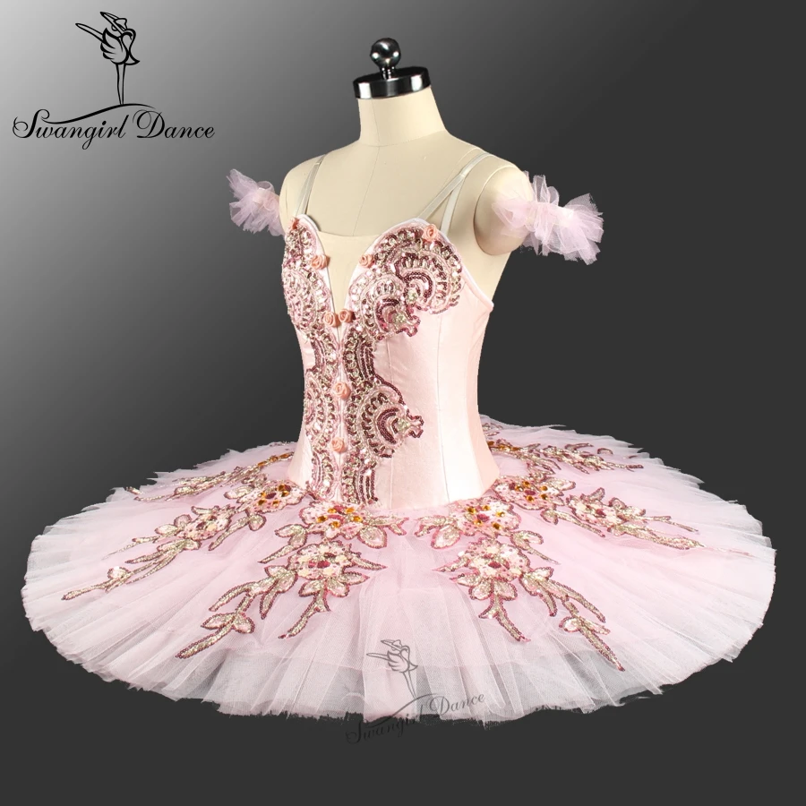 Professional Ballet Tutu Pink Women Nutcracker Fairy Doll Ballet Stage Costumes Sleeping Beauty Pancake Tutu BT9153 Professional Ballet Tutu Pink Women Nutcracker Fairy Doll Ballet Stage Costumes Sleeping Beauty Pancake Tutu BT9153