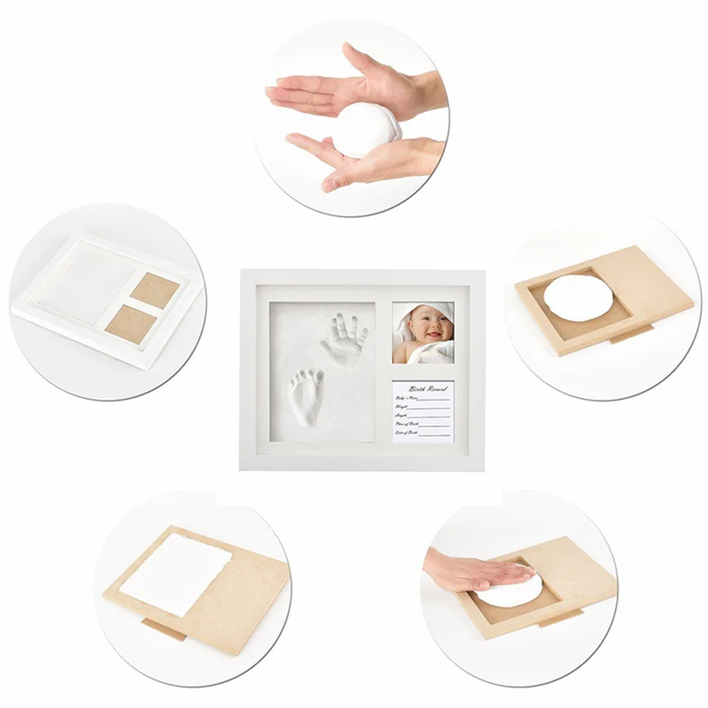 Handprint Kit литье младенца нетоксичные сувениры подарки отпечаток ноги