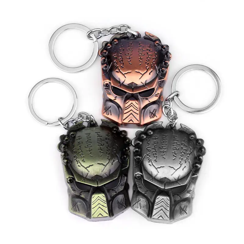 New Metal KeyChain High Quality Fashion Mask Pendant Key Chain Rings Vintage Keyring Accessories Portachiavi Men -50 | Украшения и