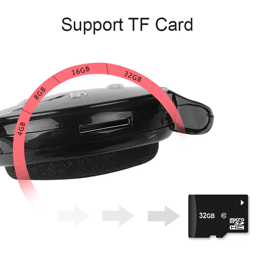 Tanie Aimitek Mini 603 bezprzewodowe słuchawki Bluetooth sportowe słuchawki stereo MP3 odtwarzacz muzyczny gniazdo karty micro sd z mikrofonem do telefonów