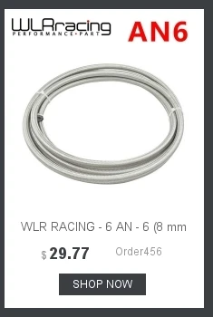 WLR RACING-5 м 4 AN 4 AN4 3/1" Racing PTFE из нержавеющей стали плетеный тефлоновый шланг топливная масляная линия WLR7511