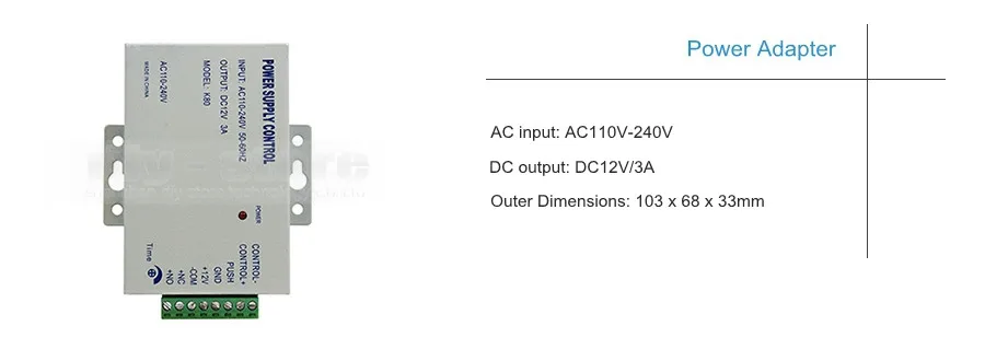 Diysecur 125 кГц RFID Управление доступом DIY Полный комплект с электрическим падения домофоны+ 5 ID карты 5 брелки