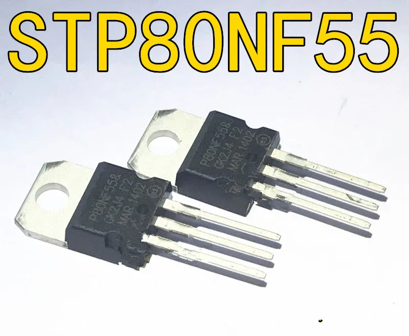 10 шт./лот Φ/TO 220 STP80NF55 08 лучшее качество|Импульсный источник питания| |