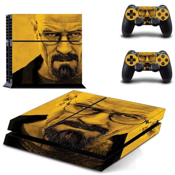 

new breaking bad decal PS4 Skin Sticker For Sony Playstation 4 Console protection film +2Pcs Controllers 2 patterns