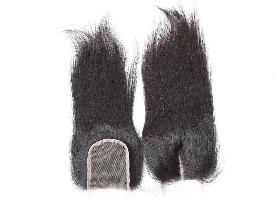 brazilian remy hair middle part lace closure 